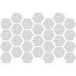 Vinilo azulejos hexagonales - Vinilo azulejos hexagonales diseño tonos de gris - ambiance-sticker.com