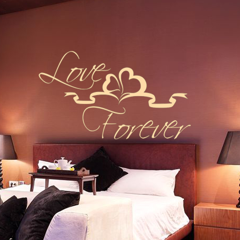 Stickers muraux pour chambre Sticker mural Love forever