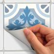 stickers carreaux de ciment - 24 stickers carrelages azulejos Valda - ambiance-sticker.com