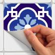stickers carreaux de ciment - 60 stickers carrelages azulejos flavinia - ambiance-sticker.com