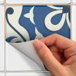 stickers carreaux de ciment - 60 stickers carrelages azulejos Novella - ambiance-sticker.com