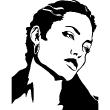 Stickers muraux cinéma - Sticker Angelina Jolie - ambiance-sticker.com