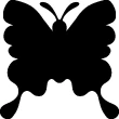 Sticker Ardoise papillon - ambiance-sticker.com