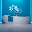 Stickers muraux pour salle de bain - Sticker mural Bade paradies - ambiance-sticker.com