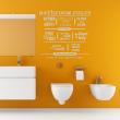 Sticker Bathroom rules - ambiance-sticker.com