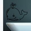 Stickers muraux Animaux - Sticker bébé baleine - ambiance-sticker.com