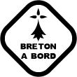 Stickers muraux pour les enfants - Sticker Breton à bord - ambiance-sticker.com