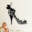 Stickers muraux design - Sticker Chaussure nuées de papillons - ambiance-sticker.com