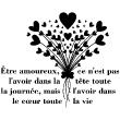 Stickers muraux citations - Sticker citation amour être amoureux - ambiance-sticker.com