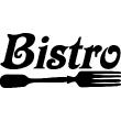 Stickers muraux pour la cuisine - Sticker citation cuisine Bistro - ambiance-sticker.com
