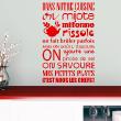 Stickers muraux citations - Sticker citation Dans notre cuisine on mijote ... - ambiance-sticker.com