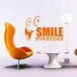 Stickers muraux citations - Sticker Smile everyday - ambiance-sticker.com