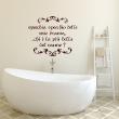 Stickers muraux pour salle de bain - Sticker citation Speechio belle mie brame .. - ambiance-sticker.com
