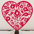 Stickers muraux Amour - Sticker mural Sticker Coeur rempli de magnifique fleurs - ambiance-sticker.com