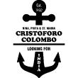 Stickers muraux design - Sticker mural Cristoforo colombo - ambiance-sticker.com