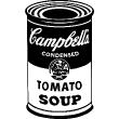 Sticker cuisine Campbell's condensed tomato soup - ambiance-sticker.com