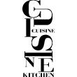 Sticker Design cuisine kitchen - Stickers muraux pour la cuisine - ambiance-sticker.com