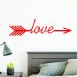 Stickers muraux Amour - Sticker mural Design flêche love - ambiance-sticker.com