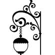 Stickers muraux baroque - Sticker Design lampe et baroque - ambiance-sticker.com