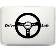 Stickers Ordinateurs Portables - Sticker Drive safe - ambiance-sticker.com