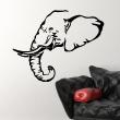 Stickers muraux Animaux - Sticker éléphant profil - ambiance-sticker.com