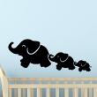 Stickers pour les bébés - Sticker éléphants famille - ambiance-sticker.com