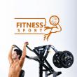 Sticker Fitness sport - ambiance-sticker.com