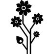 Stickers muraux fleurs - Sticker Fleurs du futur - ambiance-sticker.com