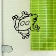 Stickers muraux pour salle de bain - Sticker mural frog 1 - ambiance-sticker.com