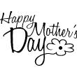Stickers muraux citations - Sticker Happy mother's day - ambiance-sticker.com