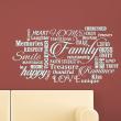 Sticker Heart , Home, Honor, traditions ... - ambiance-sticker.com