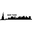 City wall decals - Wall decal New York skyline - ambiance-sticker.com