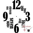 Sticker _nameoftheproduct_ - Stickers muraux horloges - ambiance-sticker.com