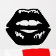 Stickers muraux design - Sticker mural lèvres - ambiance-sticker.com