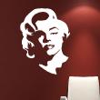 Sticker Marilyn Monroe inversée portrait - ambiance-sticker.com