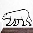 Stickers muraux Animaux - Sticker ours blanc 1 - ambiance-sticker.com