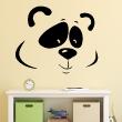 Stickers muraux pour les enfants - Sticker panda avec sourire - ambiance-sticker.com