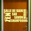Stickers muraux pour salle de bain - Sticker salle de bain eau, savon, shampooing ... - ambiance-sticker.com