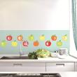 Sticker série de pommes - Stickers muraux pour la cuisine - ambiance-sticker.com