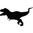 Stickers muraux Animaux - Sticker Silhouette Tyrannosaure - ambiance-sticker.com