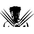Stickers muraux cinéma - Sticker Silhouette Wolverine - ambiance-sticker.com