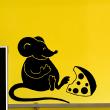 Mouse and cheese 2 - ambiance-sticker.com