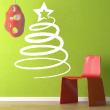 Sticker stylisé arbre de Noël - ambiance-sticker.com