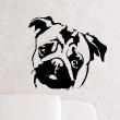 Stickers muraux Animaux - Sticker visage de chien - ambiance-sticker.com