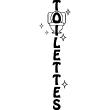 Stickers muraux pour WC - Sticker wc toilettes design - ambiance-sticker.com