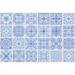 stickers carreaux de ciment - 24 stickers carrelages azulejos Jeronimo - ambiance-sticker.com