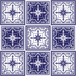 stickers carreaux de ciment - 9 stickers carrelages azulejos Bodrum - ambiance-sticker.com
