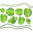 Stickers muraux nature - Sticker plantes design tropicales - ambiance-sticker.com