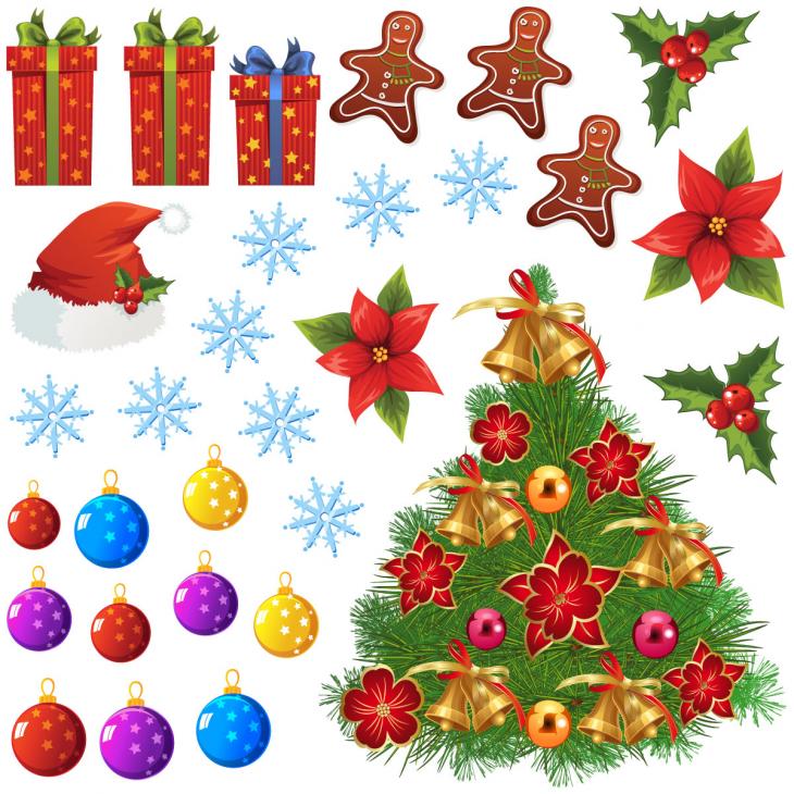 Stickers décoratifs pour Noël - Sticker Décoration pour noël - ambiance-sticker.com