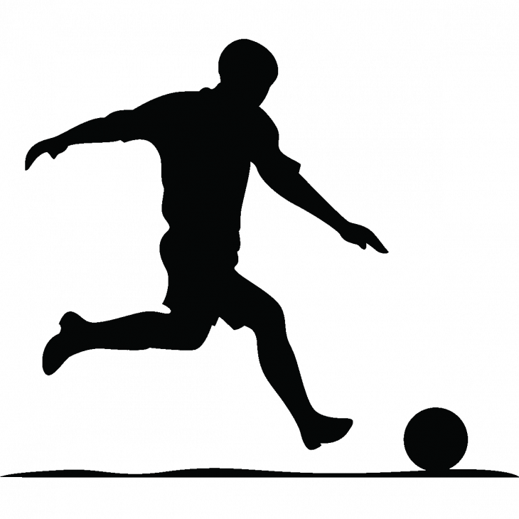 Stickers sport et football - Sticker  Joueur football - ambiance-sticker.com